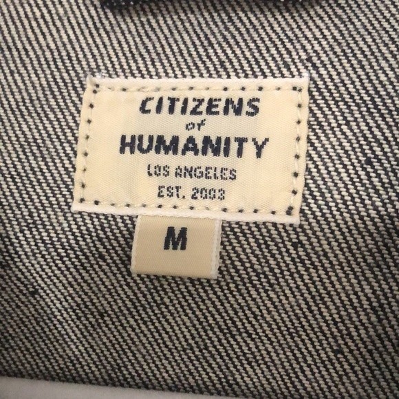 Citizens of Humanity denim jean jacket size M NWOT - Picture 7 of 8